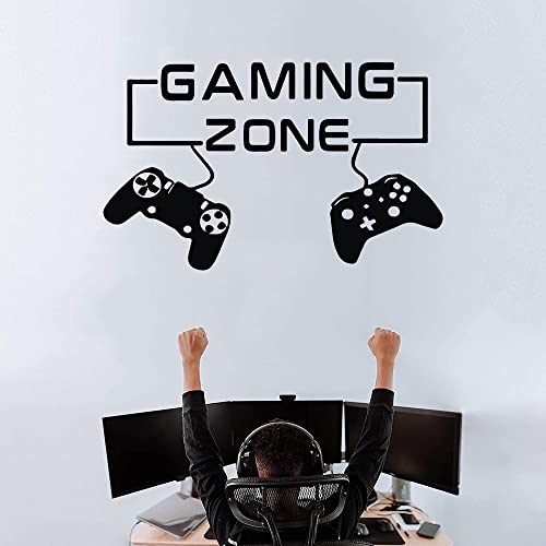 Vinilo decorativo gaming para pared fanquare negro miniatura 3