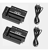 Batteria E Caricatore Per Luci LED GVM - Ricarica Per Serie 800D, 480, 520, 672 - Foto 5