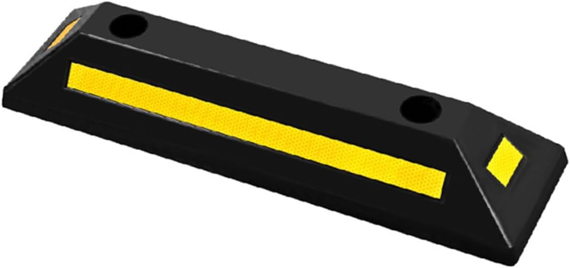 PRETYZOOM 1Pc PVC Tire Stopper with Screws Slip Car Wheel Control Pad Aid for Trucks Rvs Trailers Durable Design with Honeycomb Base for Stability