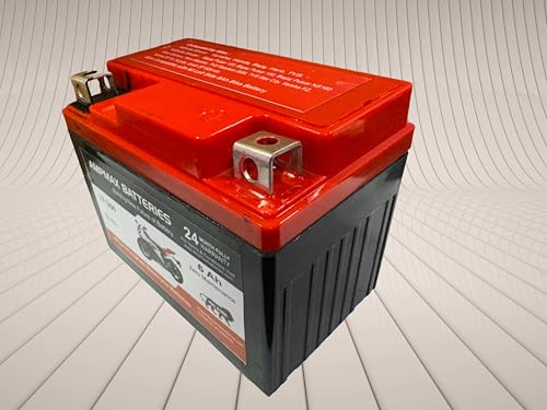 Image of Ampmax LT1206 Lithium Phosphate Motorcycle Battery, 12V 6Ah, Zero Maintenance, 24-Month Warranty, with active balancing