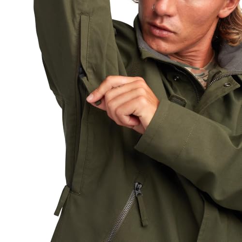 Dakine A-1 Unisex Jacket (US, Alpha, Medium, Regular, Regular, Deep Grounds)4