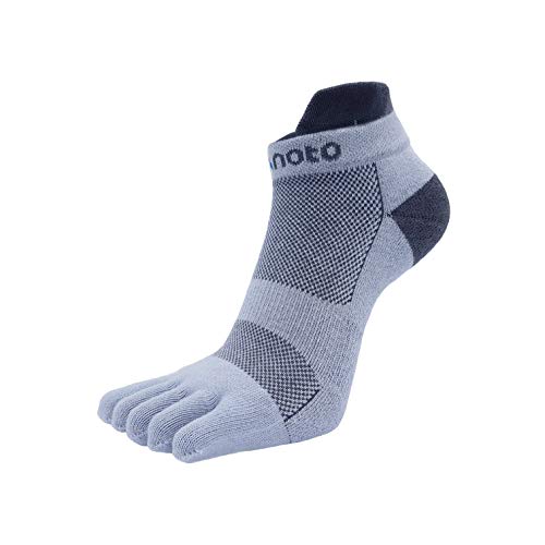 Coolmax No-Show Midweight Toe Socks for Running and Hiking with Cushion and Mesh for Men and Women2