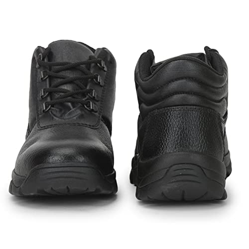 Image of Liberty Freedom Armour-AK Lacing Safety Shoes for Men | Leather Sole| Water Resistance |Padded Foam Insole| Comfortable for All Weather | Shock Absorber|
