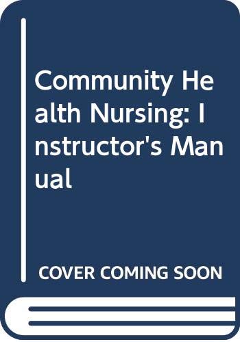 Instructor's Manual (Community Health Nursing)