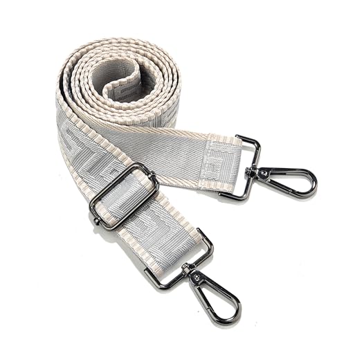 Image of Wide Purse Strap Replacement Crossbody Canvas Shoulder Bag, Universal Adjustable Straps for Bags(55 inchLong)