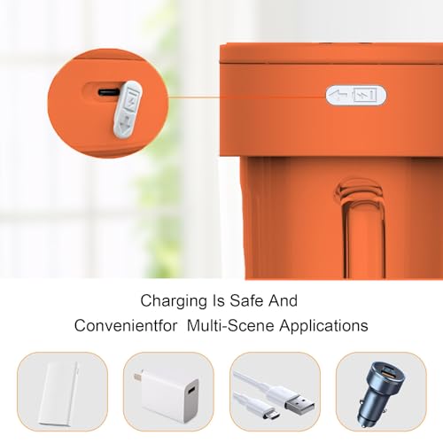 Image of Portable Blender, 10 oz Mini Personal Blender for Smoothies, Fruits, and Veggies with Rechargeable USB, Easy to Clean suitable for Traveling or Camping