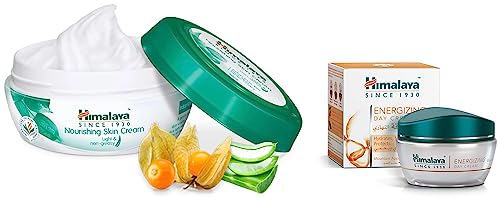 Image of Himalaya Nourishing Skin Cream, 200ml & Clear Complexion Day Cream, 50g