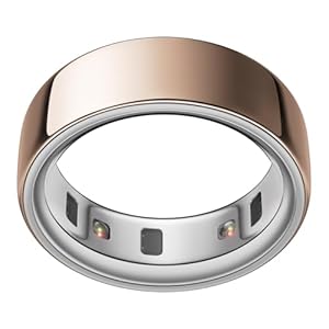 Oura Ring 4 – Rose Gold – Size 9 – Smart Ring – Unique Sizing, Not Standard US Ring Sizes – Size First – Sleep Tracking Wearable – Heart Rate – Fitness Tracker – Up to 8 Days of Battery Life