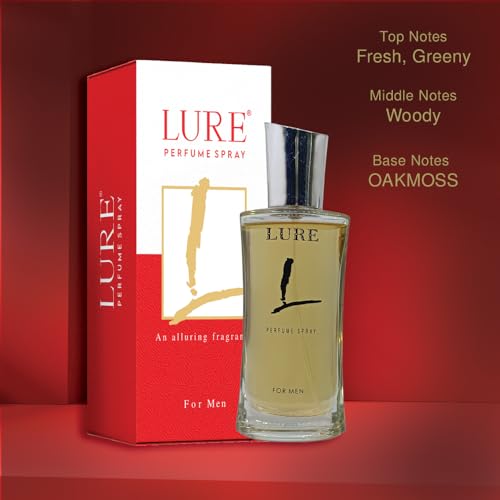Image of LURE Perfume Spray for Men | Fresh Scent | Luxury Perfume | Premium perfume | Body spray Deep Freshness (50ml) | Long Lasting Fragrance | Perfect For Everyday Use | Luxury & Distinction | (Pack Of 4)