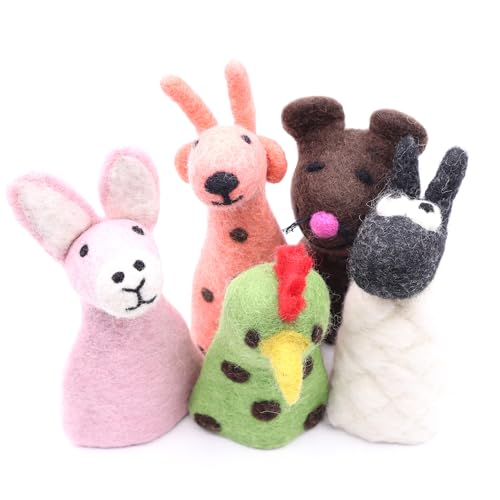 Felt Egg Cozy, Set of 5 Needle Felted Egg Cosy, Home Kitchen Dining Tabletop Serveware Accessory...