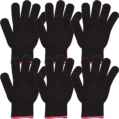 Professionnels Gants Anti Chaleur pour Coiffure, 2 Pièces Résistants à la chaleur Mitaines de gants pour Outils pour cheveux Curling Le fer, Fer à Lisser, Fer à Friser, Gants de Protection Thermique Cover