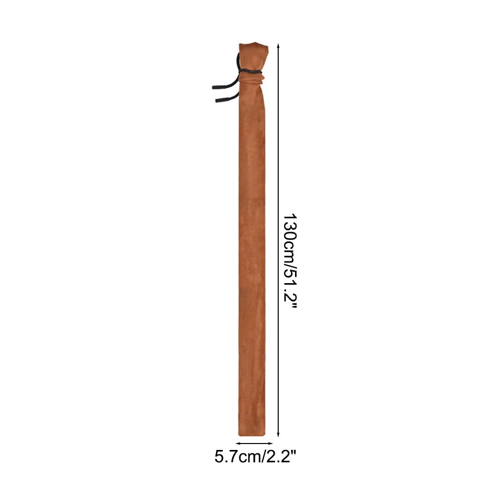 MiOYOOW Bolsa para caña de pescar, bolsa de gamuza para caña de pescar, funda suave para cañas de pescar para interiores y exteriores