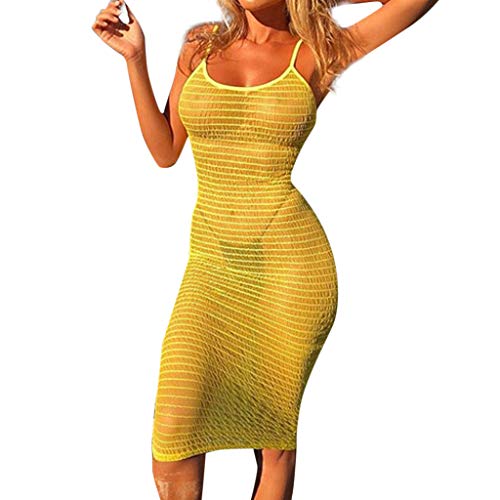 Vestido de playa para mujer, sexy, transparente, poncho de playa para mujer, verano largo, pareos, vestido de playa, sin mangas, vestido de verano, transparente, maxivestido, túnica, poncho de baño,