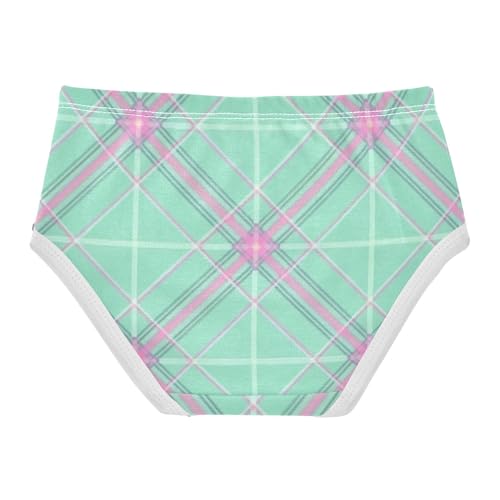 Elastic Waistband Girls' Panties Comfort Underwear for Baby Girls Delicate Check in Sizes 2T,3T, 4T, 5T, 6Y and 8Y2