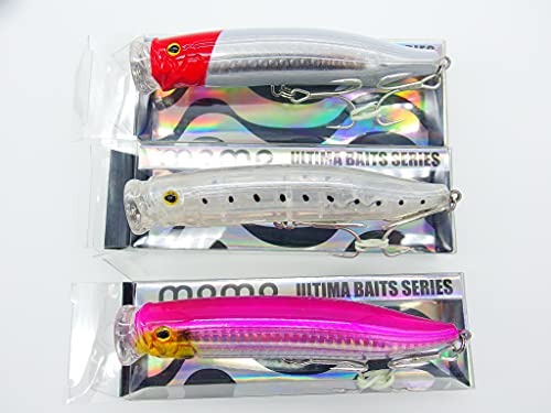 momolures - ULTIMA POPPER 120 30g Leurre flottant pour bar, mer, poisson bleu - Image 3