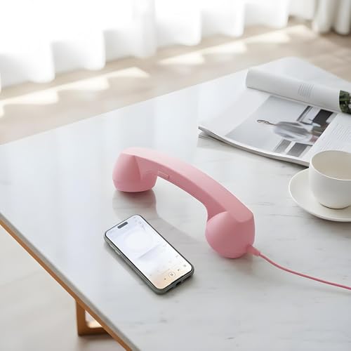 Combiné rétro Type-C pour smartphone avec microphone intégré style vintage