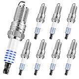 STZJAYE SP493 Platinum Spark Plugs AGSF32PM 8Pack Compatible with Ford for E150/E250/F150 for