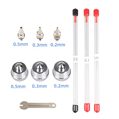 Lot de 30 mini aiguilles multifonctions pour aérographe de précision - 6
