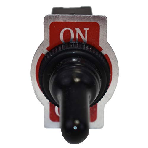 A-Team Performance - Spst On-Off Heavy Duty 20 Amp Ac/Dc Toggle Switch - With Weatherproof Neoprene Boot #TOP1