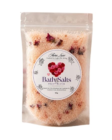 Heart Bloom Bath Salts | Floral Aromatherapy Bath Soak for Calm & Wellness-image-37