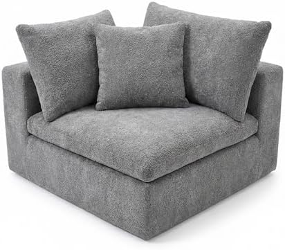 108'' Oversized Modular Sectional Sofa, Deep-Seat Cloud Couch, Boneless Sofa with Removable and Washable Covers, Sectional Couches for the Living Room/Apartment/Family Lounge