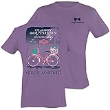 Simply Southern Preppy T-Shirt - Bike Amethyst (Large)