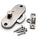 Sliding Door Lock 90 Degree Moving Door Right Angle Buckle Privacy Lock, 304 Stainless Steel Sliding Door Lock and Latch Bolt Bolt Lock cam Lock.