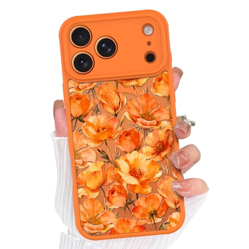 Coque iPhone 17 Pro antichoc évite les rayures de la caméra avec son motif floral MagSafe
