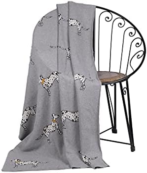 Penguin Home Knitted Throw Blanket with Pom Poms 100% Cotton - Olive Colour - with Extra Soft Hand Feel for Sofa Couch and Bed - Warm and Cosy Blanket - 130x150 cm (50"x60")