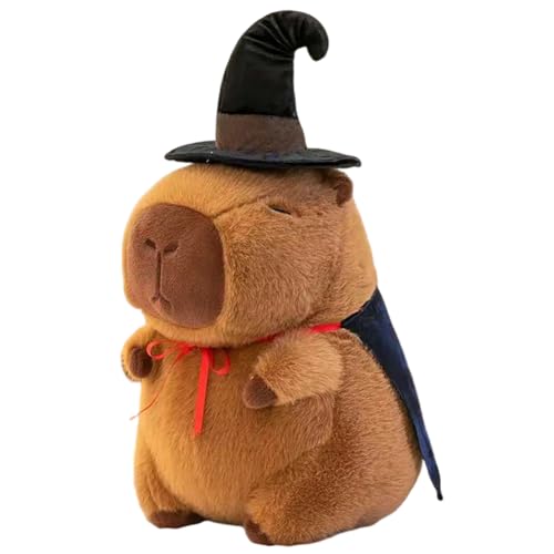 GVMJHYK Capy-bara Peluche con cappelli, Halloween Capy-bara, Carino Capybra Plushies per la decorazione della casa dei bambini, bambola di peluche dei cartoni animati, regalo per la casa di Halloween