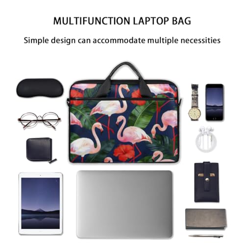 Bolso para portátil Flamingo con correa para hombro 14-15 pulg miniatura 6