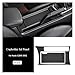 Compatible for Mazda 3 2010 2011 2012 2013 Accessories Car Handbrake Panel Water Cup Holder Cover Decals Carbon Fiber Stickers(Black Carbon)