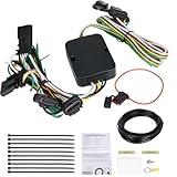 JDMEXEV 4-Pin Trailer Wiring Harness for Trailer Light Connect Compatible with 2015-2023 Jeep Renegade Replacement for 56274