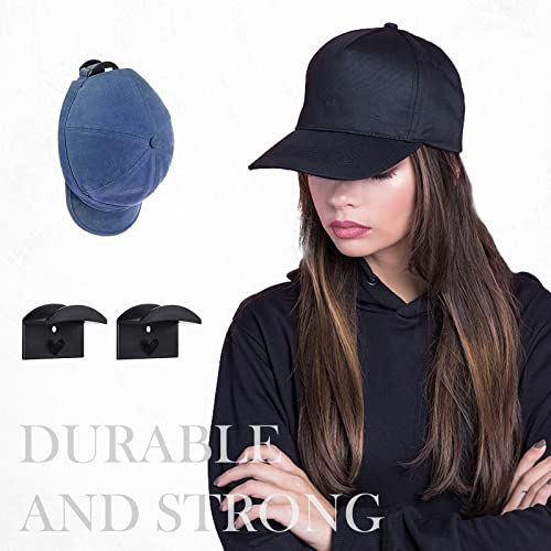 Qhwlkj Hat Rack For Wall- Hat Racks For Baseball Caps - Baseball Cap Hook Holder For Wall Mount,Strong Hold Hat Hangers Organizer For Door, Closet, Office, Bedroom #TOP6