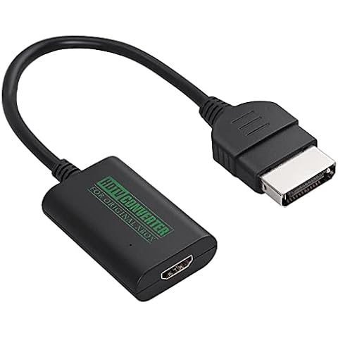 HDMI Kabeladapter für Original Xbox Konsole HDMI Kabel Unterstützt alle Xbox Auflösungen OG Xbox auf HDMI Konvertor Adapter, Lösung für den Anschluss Einer Original Xbox an einen modernen Fernseher Cover