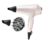 Remington PROluxe Hair Dryer (OPTIheat Technology for Long-Lasting Results, Ionic Conditioning for Frizz Free Hair, Diffuser, 2 Concentrators, Powerful, Professional Results, 2400W) AC9140