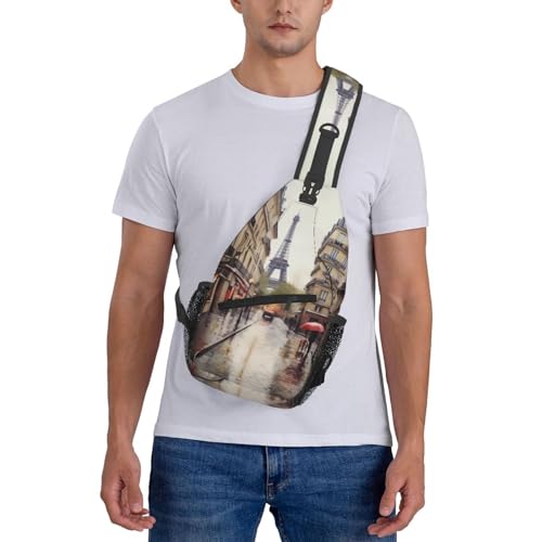 Bolso cruzado para hombre tipo morral impermeable miniatura 7
