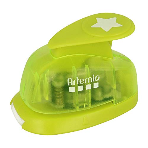 Artemio VIHCP136 Petite Perforatrice à Levier Étoile Plastique Multicolore 8,5 x 5 x 12 cm