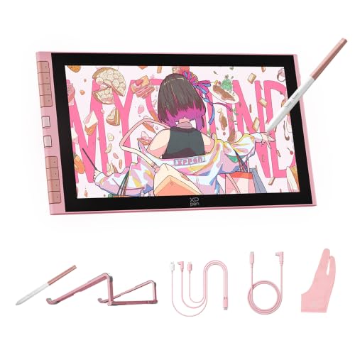Image of XPPen Artist 12 3rd 11.9 inch Drawing Tablet with Screen Pink, 16K Stylus, X4