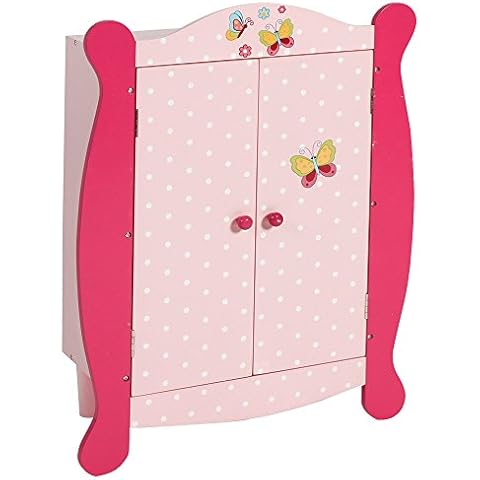 Bayer Chic 2000 519 90 Puppenschrank, Papilio pink, 22 x 46 x 59 cm Cover