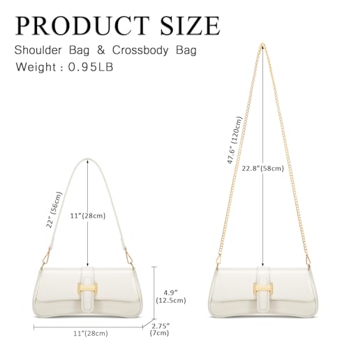 Image of KKXIU Shoulder Bag for Women Small Hobo Handbag Mini Retro Clutch Purses