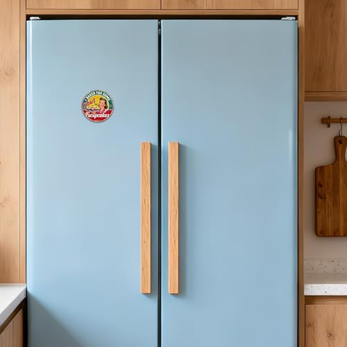 Imán decorativo redondo acrílico 2.3 pulg miniatura 4