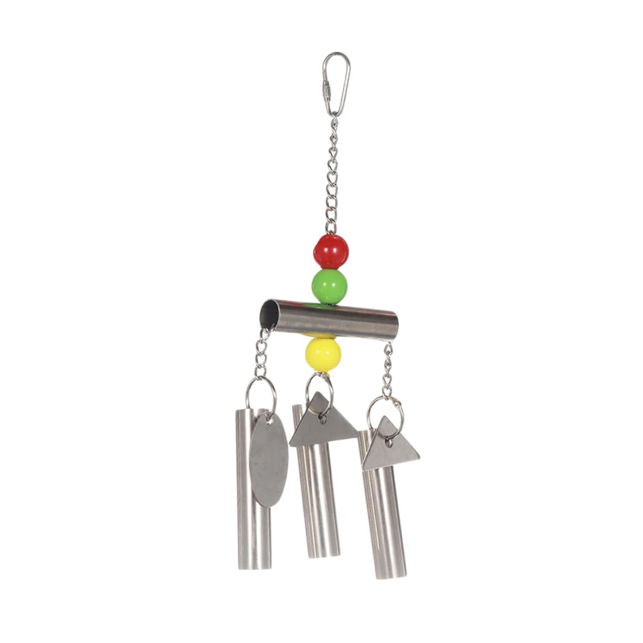 DOITOOL 3pezzi Giochi Per Uccelli Acciaio Inossidabile Con Campanella Giocattolo Appeso Per Pappagalli Per Cage Decor e Divertimento Del Tuo Pet