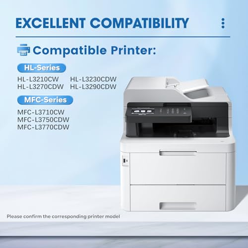 Image of TN227 Toner Cartridge Compatible forTN-227 MFC-L3770CDW Printer (6 Pack)