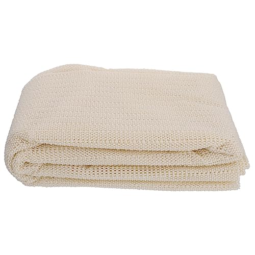 Alfombrilla Antideslizante Útil de PVC Beige Cojín Resistente Suelo Sofá 2