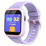 【Reloj Inteligente Multifuncional para Niños】 TOOBUR reloj inteligente para niños está diseñado con una pantalla táctil IPS de 1.54 ", operación de deslizamiento táctil, conveniente para el uso de los niños. Con multifunciones como cámara, reproductor de video, reproductor de música, juegos, rastreador de actividad, reloj despertador, cronómetro, Calculadora, linterna, etc.
