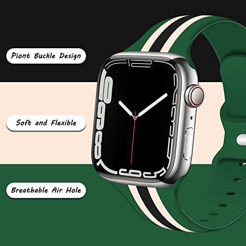 TopPerfekt Designer Sport Straps Compatible Apple Watch Straps 38mm 40mm 41mm Men Kids Women - Image 3