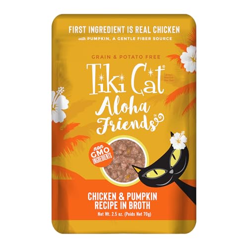 Tiki Cat Aloha Friends Chicken & Pumpkin
