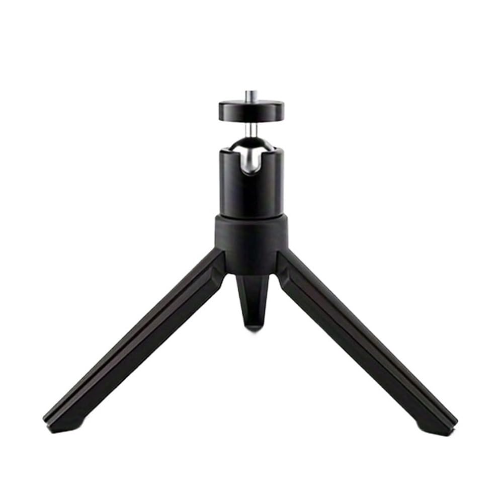 Mini trípode portátil para proyector con cabezal giratorio de 360°, adecuado para soporte de proyector multidispositivo, fácil de transportar y almacenar