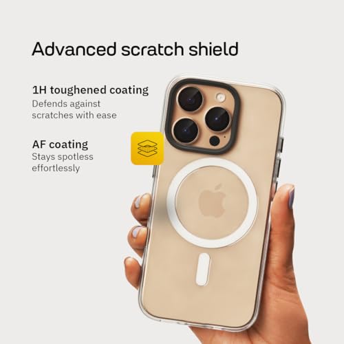 Image of Totem Tempered Glass Clear X Case For iPhone 15 Pro Max Back Cover|Everclear Technology|Lifetime Anti-Yellowing|Customizable Design|10 Ft+ Drop Protection|Magsafe Compatible|iPhone 15 Backcover |